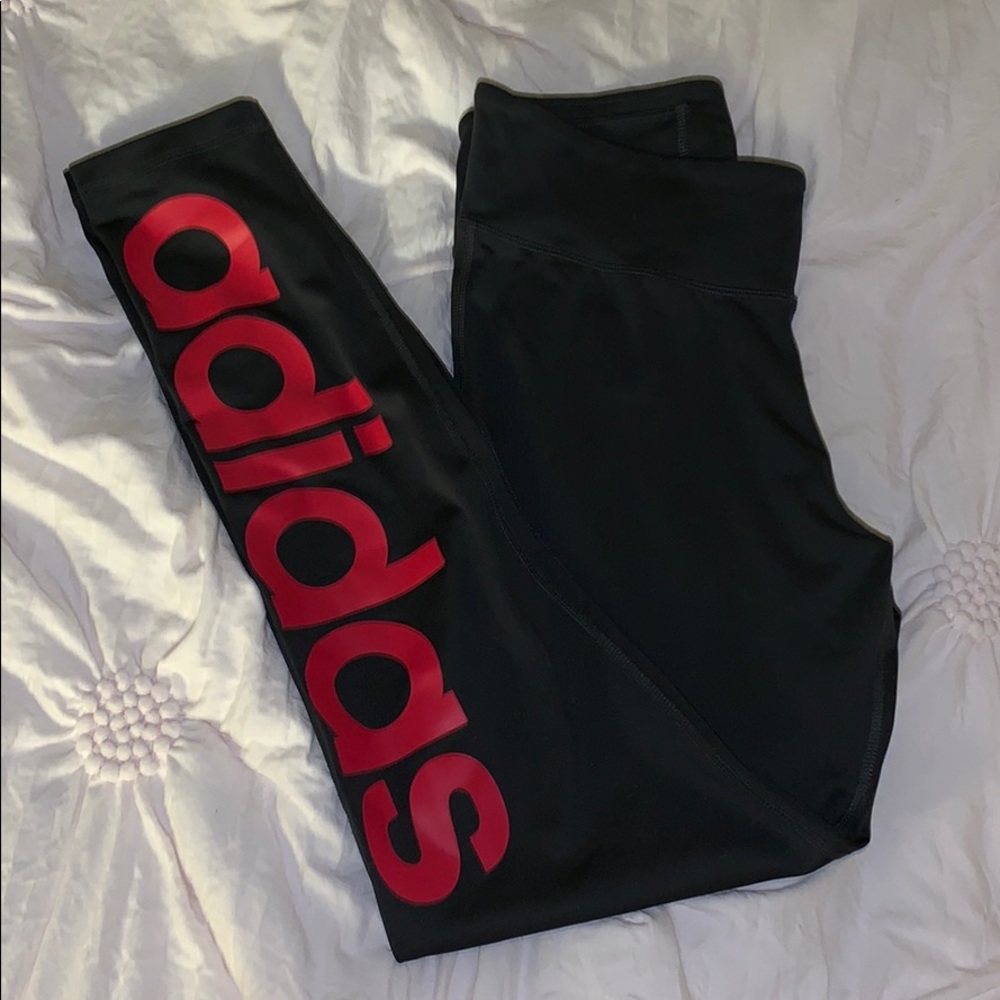 Dark grey Adidas leggings